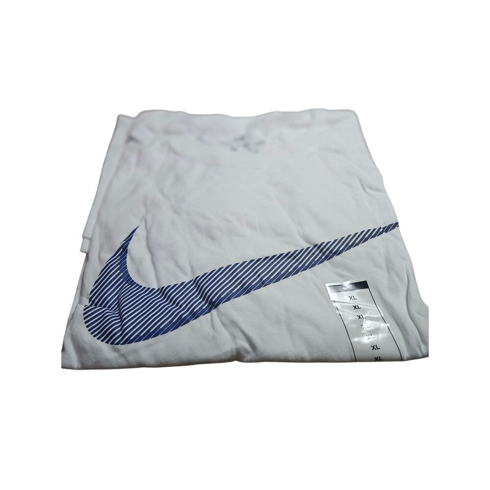 Nike "The Nike Tee" Mens White Blue Size XL